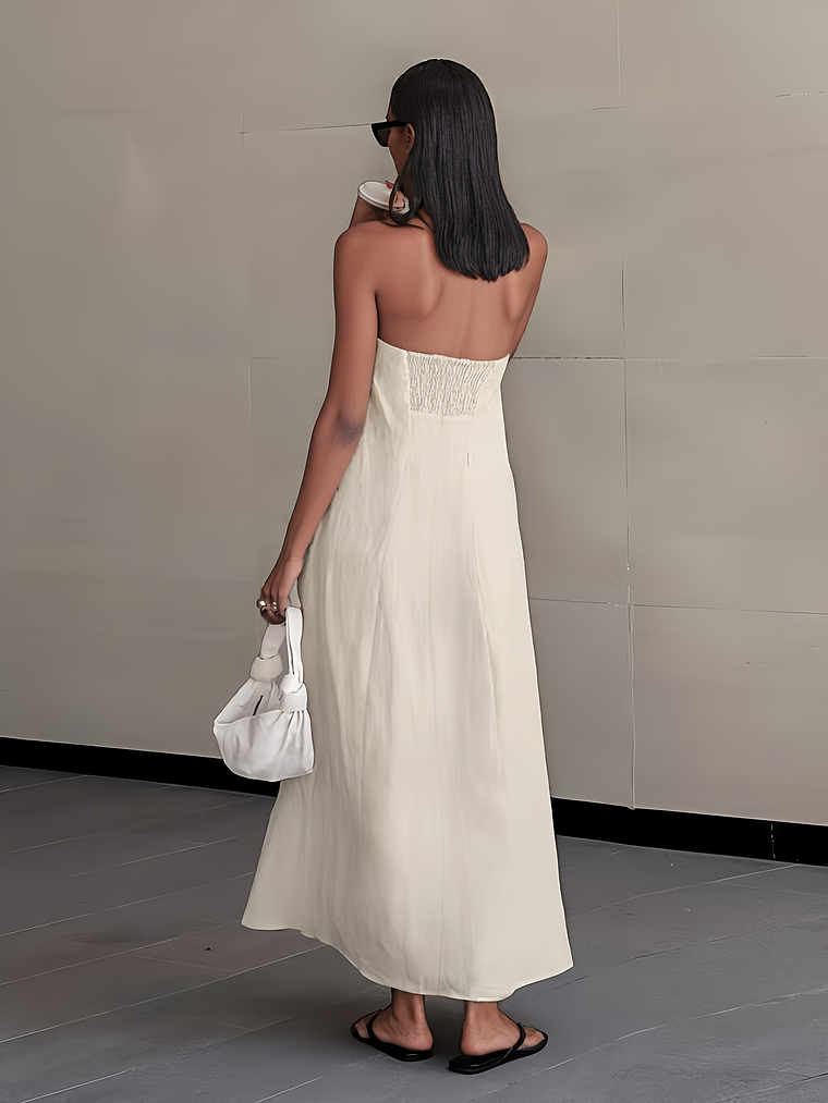 She Floats Linen Wrap Dress 5