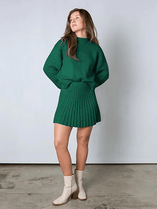 Holiday Elegant  Mini Skirt Set