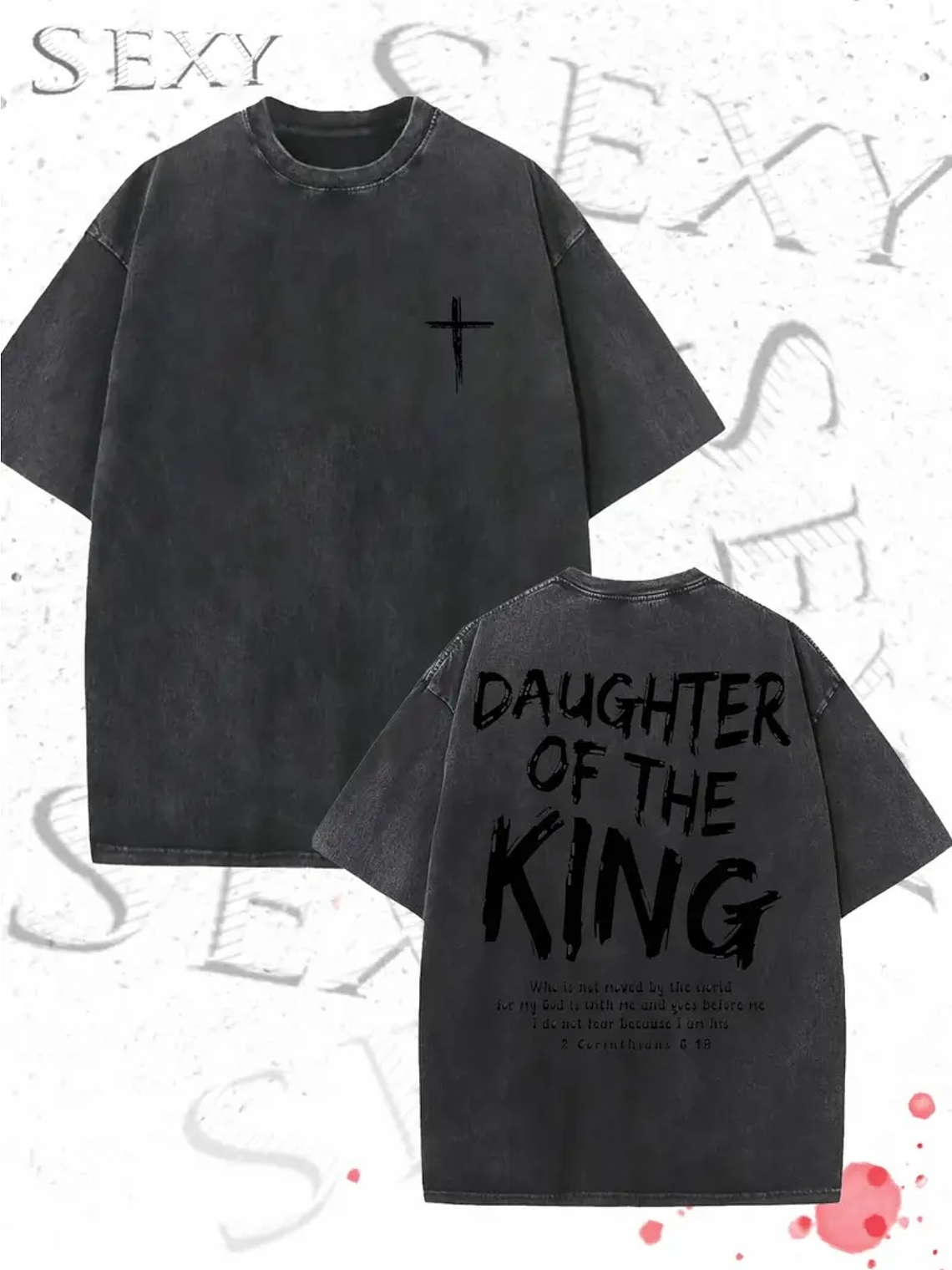 Daughter of the KING Cotton T-Shirt  3