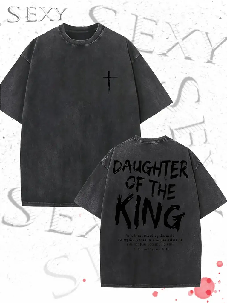 Daughter of the KING Cotton T-Shirt  3