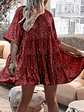 Baby Doll Sequined  Loose Dress - thumbnail 3