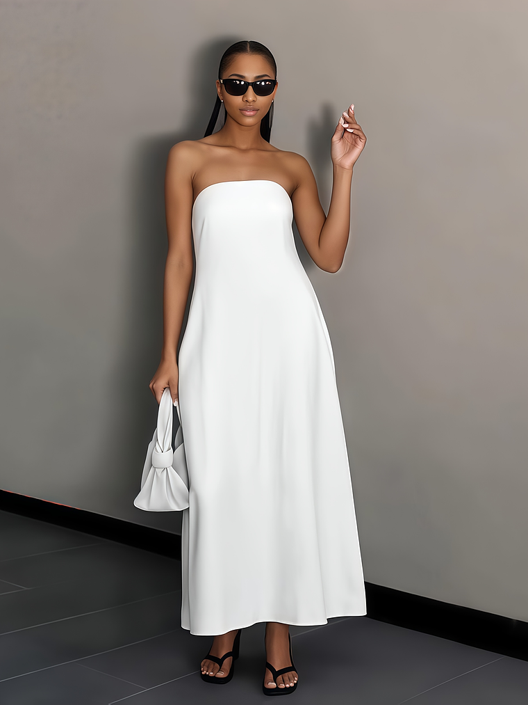 She Floats Linen Wrap Dress 6