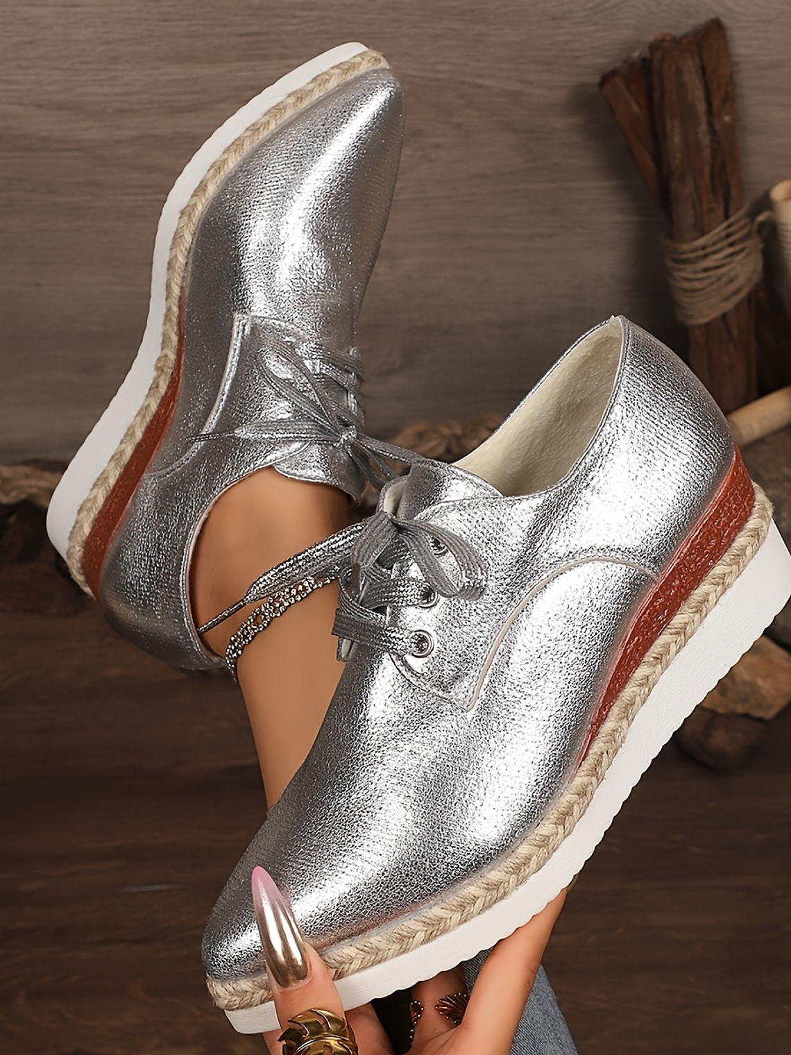 Lace Up Chunky Heel  2