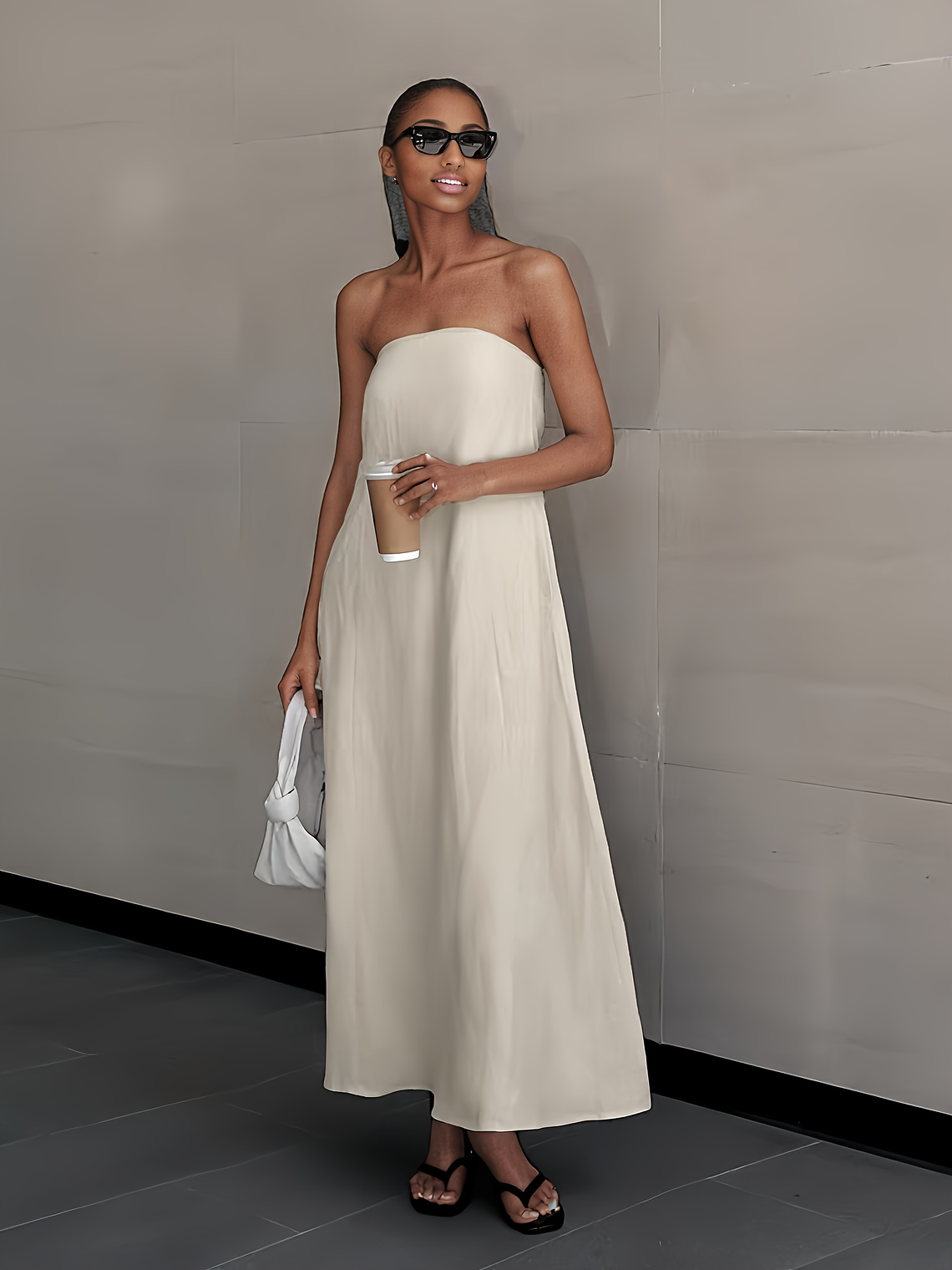 She Floats Linen Wrap Dress 7