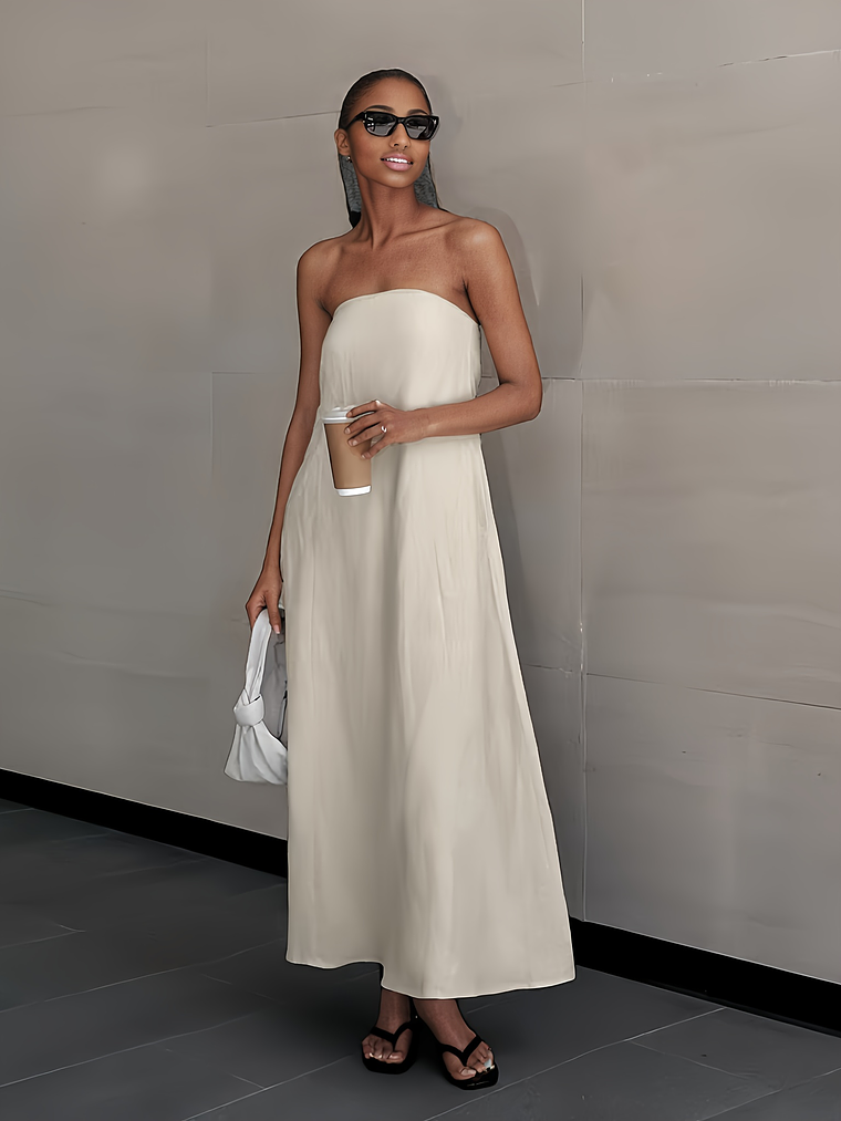 She Floats Linen Wrap Dress 7