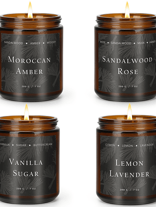 4 Pack Capture your Heart Candles For Home Scented Candles