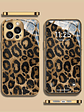 Vibrant Electroplated Tempered Glass Leopard-Pattern Phone Case for Apple for iphone 17, Air 16, Pro Max 15, 14 Plus, 13, 12, 11, Premium Shockproof Protection, Smartphone Case A, Handy Cover - vignette 10