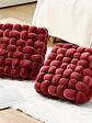 2pcs Knot Pillow Soft Throw Pillow Home Decoration Cushion Square Office Knotted Plush Throw Cushion For Living Room Bedroom Sofa Couch Living Room Decor, 12'' X 13'' - vignette 11