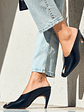 Dainty Peep Toe Kitten Heel Mules - thumbnail 10