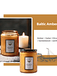 Scented Candles Large Wood Wicked Candles, Decorative Candles in Glass, Natural Soy Wax, 40 Hours Long Burning - vignette 12