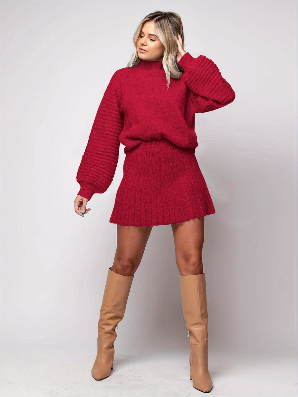 Holiday Elegant  Mini Skirt Set 4