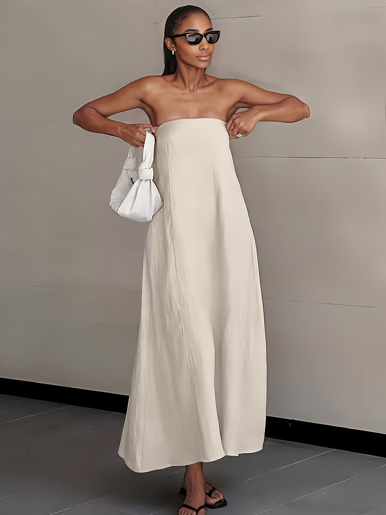 She Floats Linen Wrap Dress 11