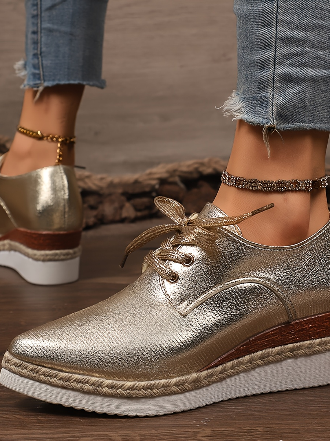 Lace Up Chunky Heel  6