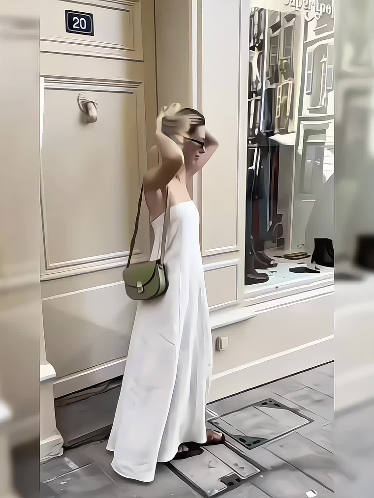 She Floats Linen Wrap Dress 12