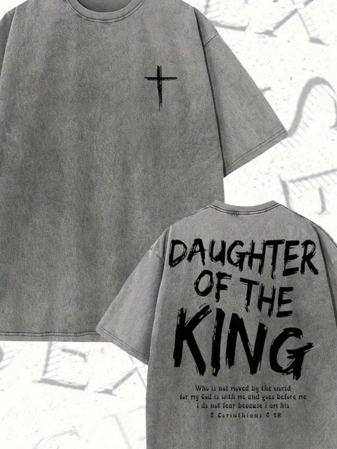 Daughter of the KING Cotton T-Shirt  12