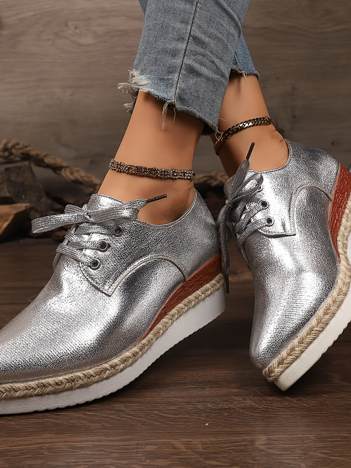 Lace Up Chunky Heel  9