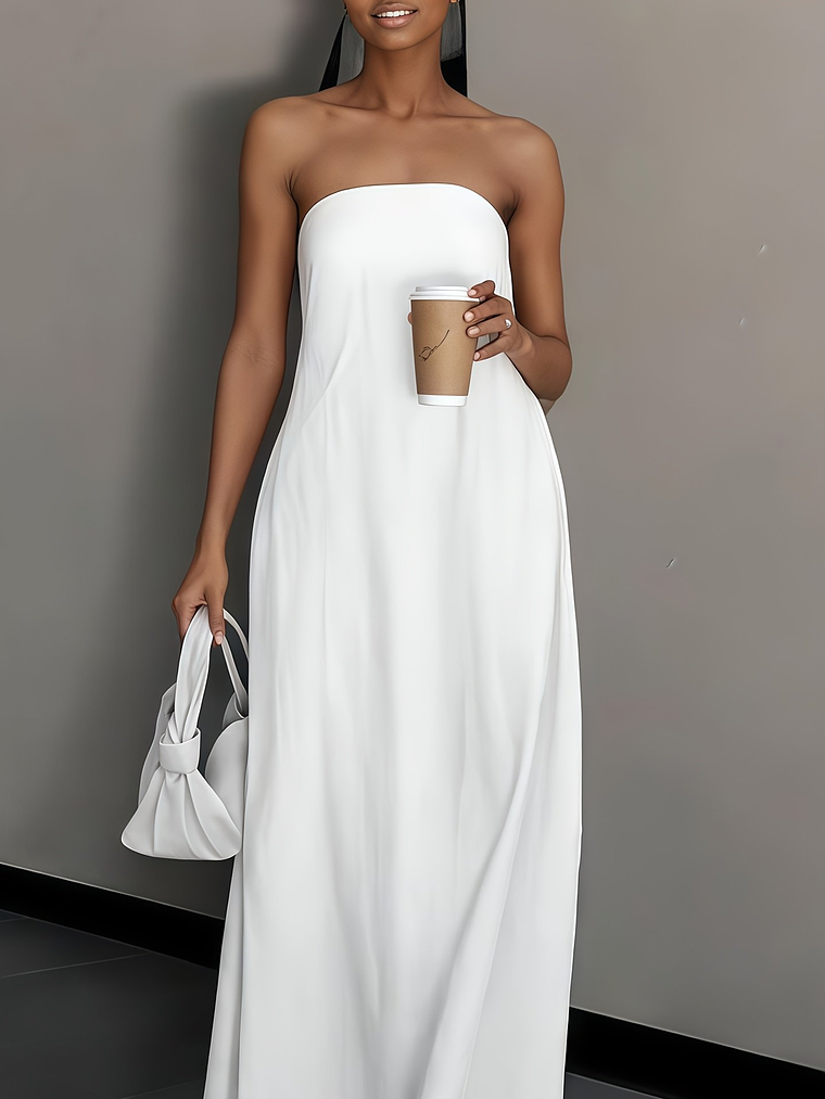 She Floats Linen Wrap Dress 14