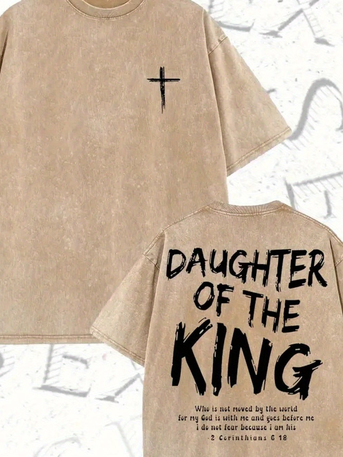Daughter of the KING Cotton T-Shirt  13