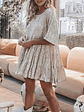 Baby Doll Sequined  Loose Dress - thumbnail 8
