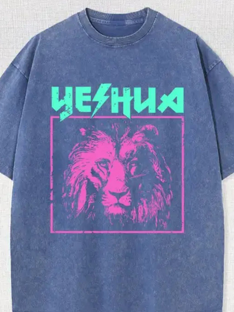 Yeshua Retro Loose Fit Graphic Tee  7