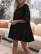 Baby Doll Sequined  Loose Dress - thumbnail 10