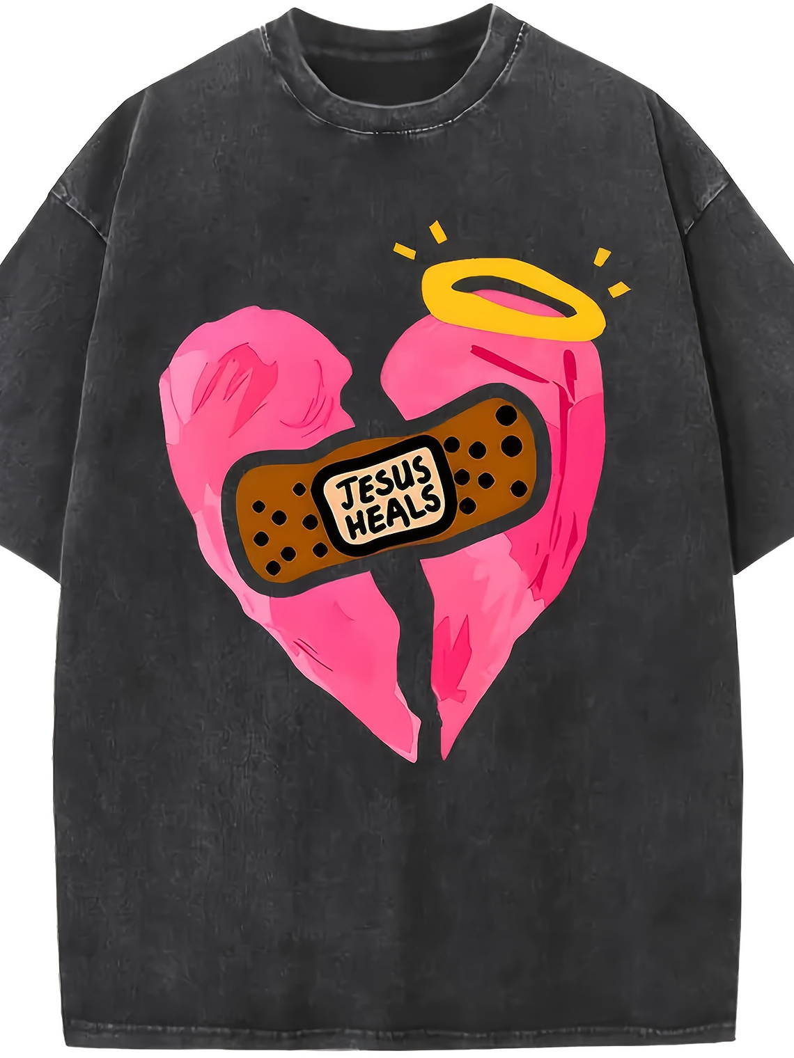 Jesus Heals Christian Graphic T-Shirt  6