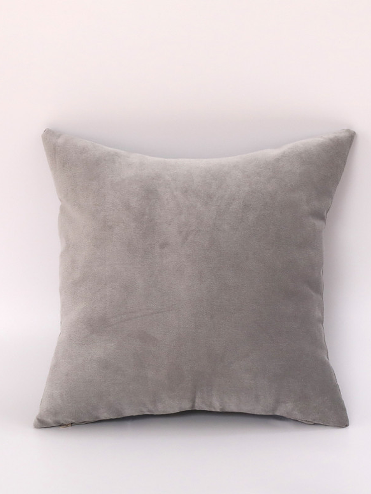 Set of 2 Modern Decorative Velvet Throw Pillow Covers 18x18inch (45x45 cm) – Decorative Square Cushion Cases for Sofa, Couch, and Living Room Décor in Blue, Beige, and Yellow – Durable, Soft, and 9