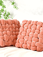 2pcs Knot Pillow Soft Throw Pillow Home Decoration Cushion Square Office Knotted Plush Throw Cushion For Living Room Bedroom Sofa Couch Living Room Decor, 12'' X 13'' - vignette 16