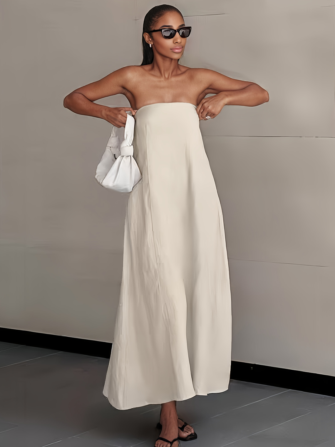 She Floats Linen Wrap Dress 16