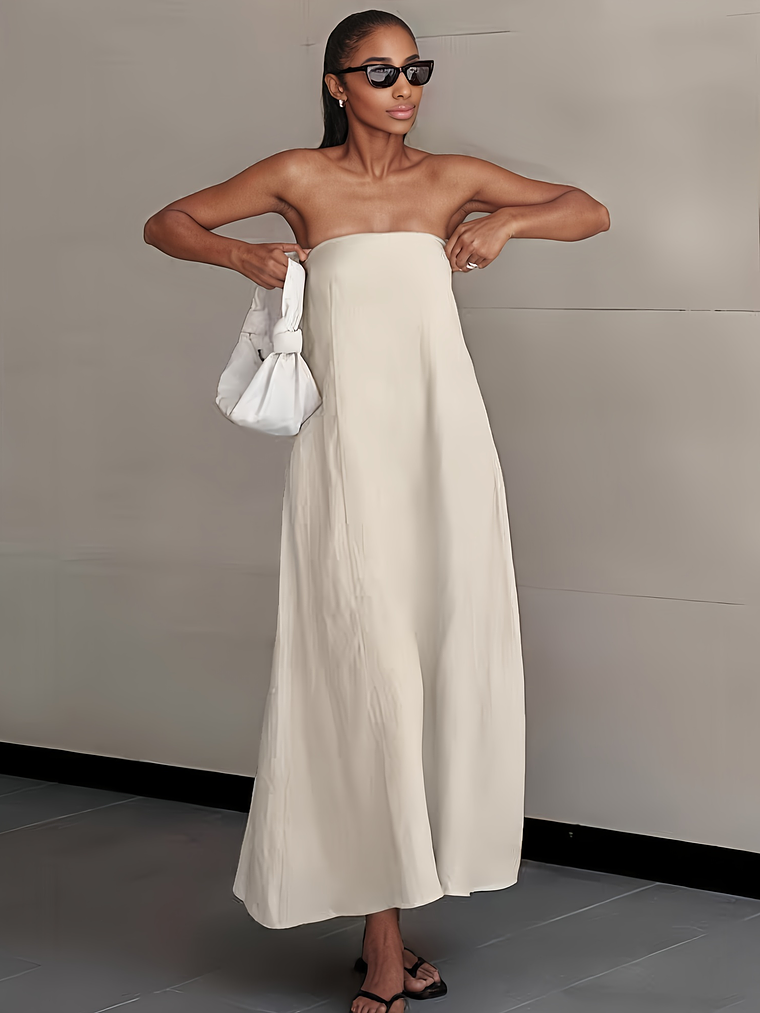 She Floats Linen Wrap Dress 16