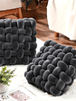2pcs Knot Pillow Soft Throw Pillow Home Decoration Cushion Square Office Knotted Plush Throw Cushion For Living Room Bedroom Sofa Couch Living Room Decor, 12'' X 13'' - vignette 17