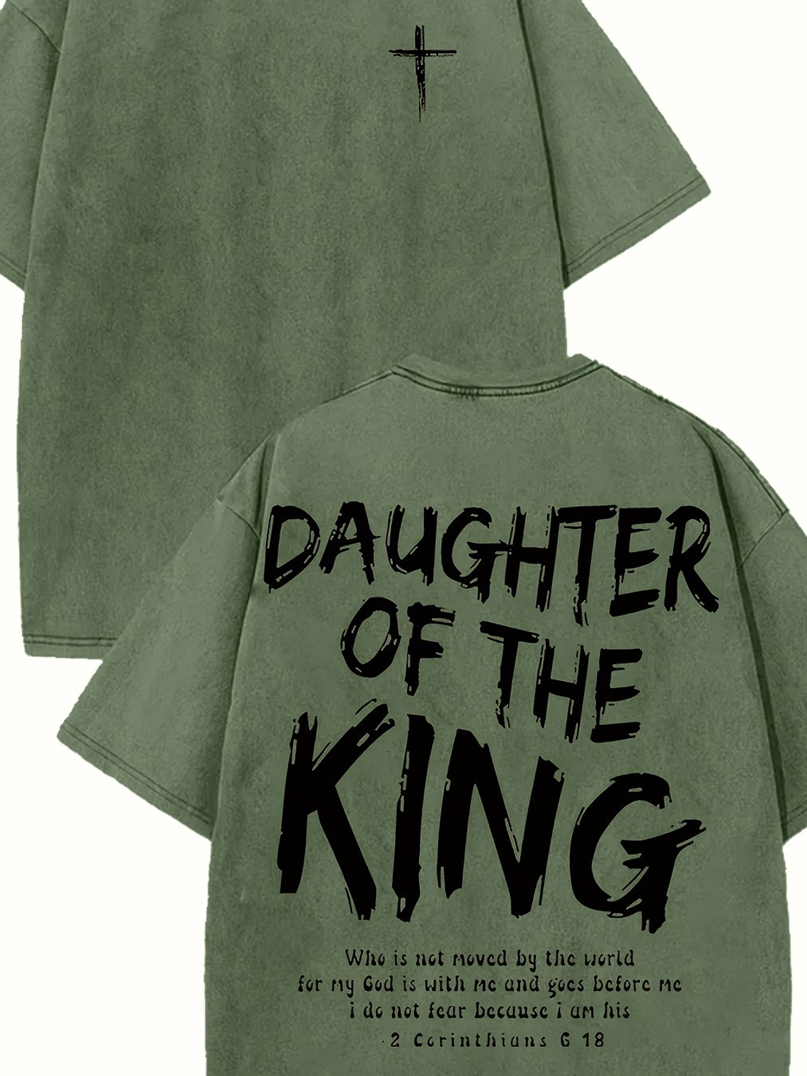 Daughter of the KING Cotton T-Shirt  14