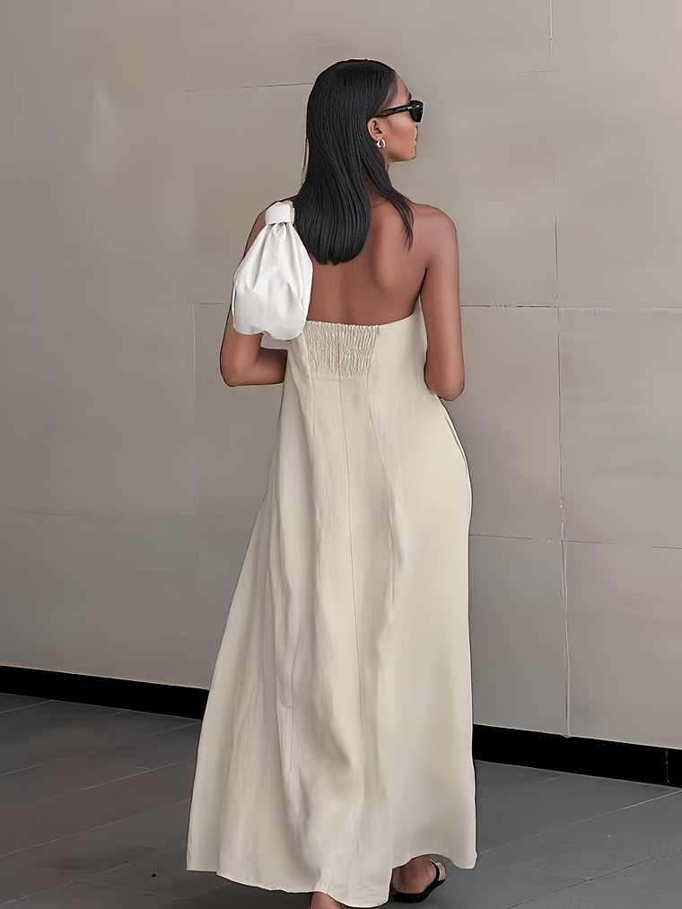 She Floats Linen Wrap Dress 18