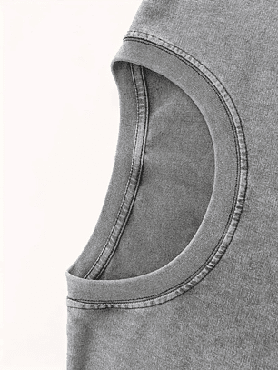 Created Vintage Washed Cotton Heavyweight T-Shirt 