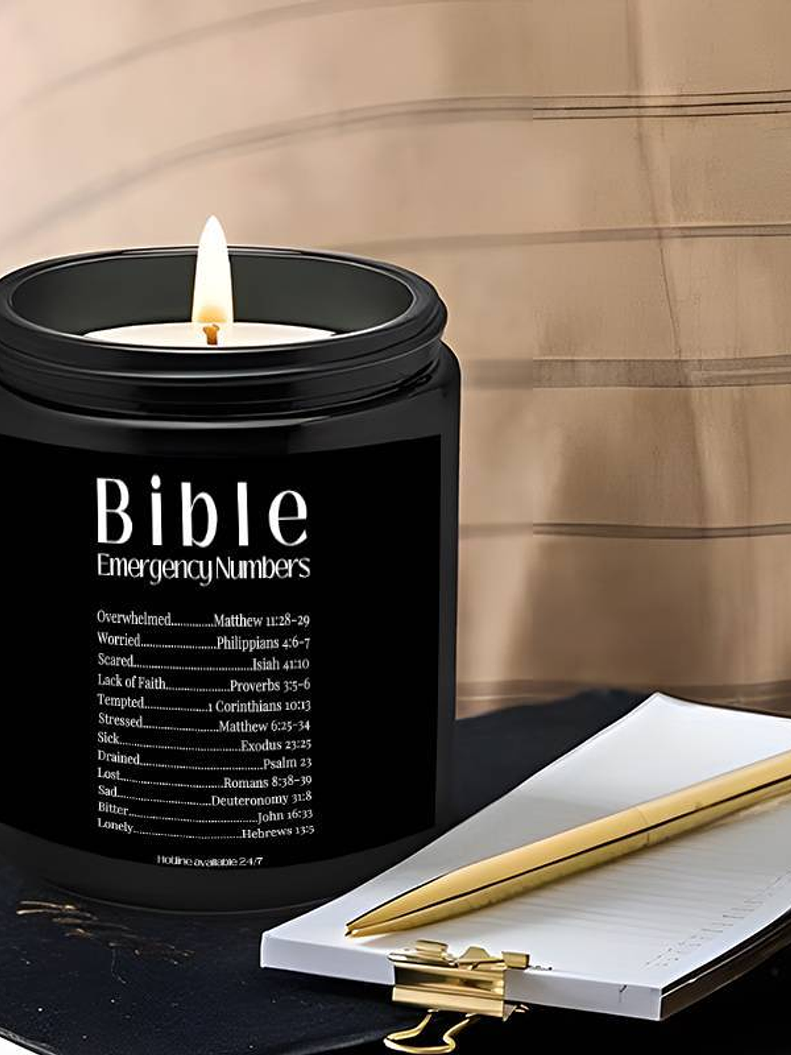 Capture your Heart Candles, Bible Verse Things, Christian Gifts for Men Women Him Her Godmother Godfather Friends Christian on Christmas Birthday Anniversary, Christian Home Decor Decoration, 3