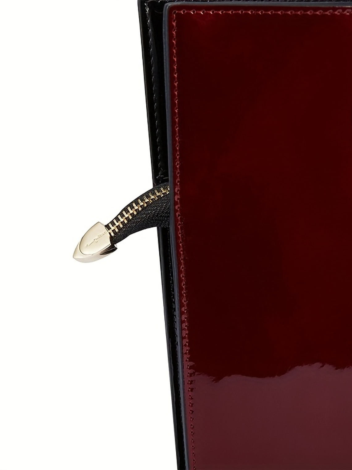 Women Patent Leather Handbag - Genuine Burgundy Purse, Large Capacity Tote & Wallet Combo (Handheld/Purse) in Red/Navy/Dark Purple, Golden-Tone Hardware, Adjustable Strap - Elegant Designer Bag for,,  17