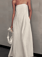 She Floats Linen Wrap Dress - vignette 20