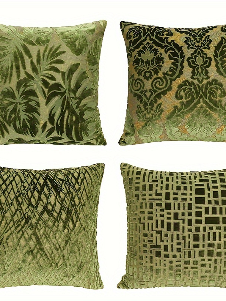 Royal Jacquard Vintage Style Velvet Pillows 18