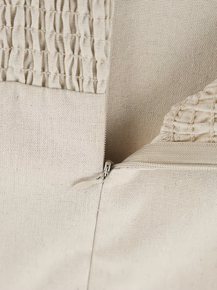 She Floats Linen Wrap Dress 22