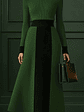 Elegant Color-Block Dress - thumbnail 11