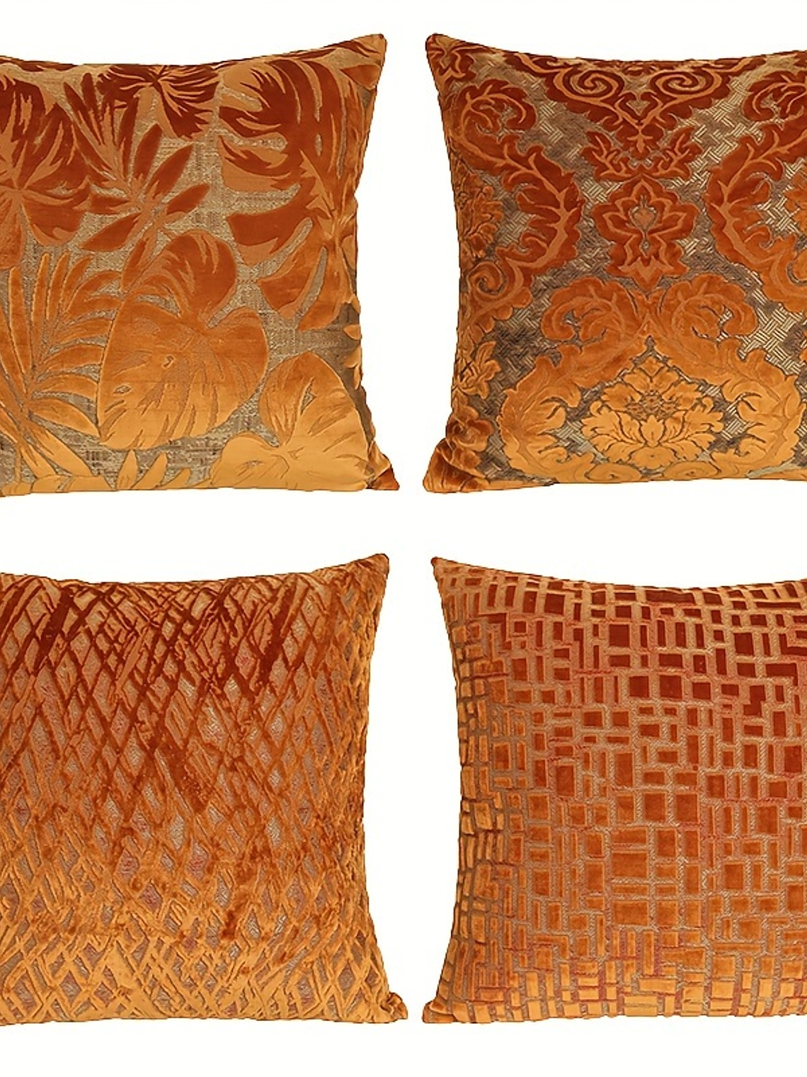 Royal Jacquard Vintage Style Velvet Pillows 19