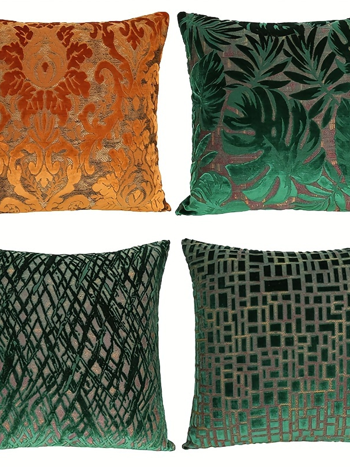 Royal Jacquard Vintage Style Velvet Pillows 20