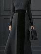 Elegant Color-Block Dress - thumbnail 15