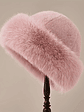Elegant Women'S Faux Winter Hat - a Cozy And Warm Thick Mongolian Hat with Ear Protection, Featuring a Stylish And Simple Design, Elastic Fit, Perfect for Outdoor Activities in Cold Weather, a Great H - vignette 11