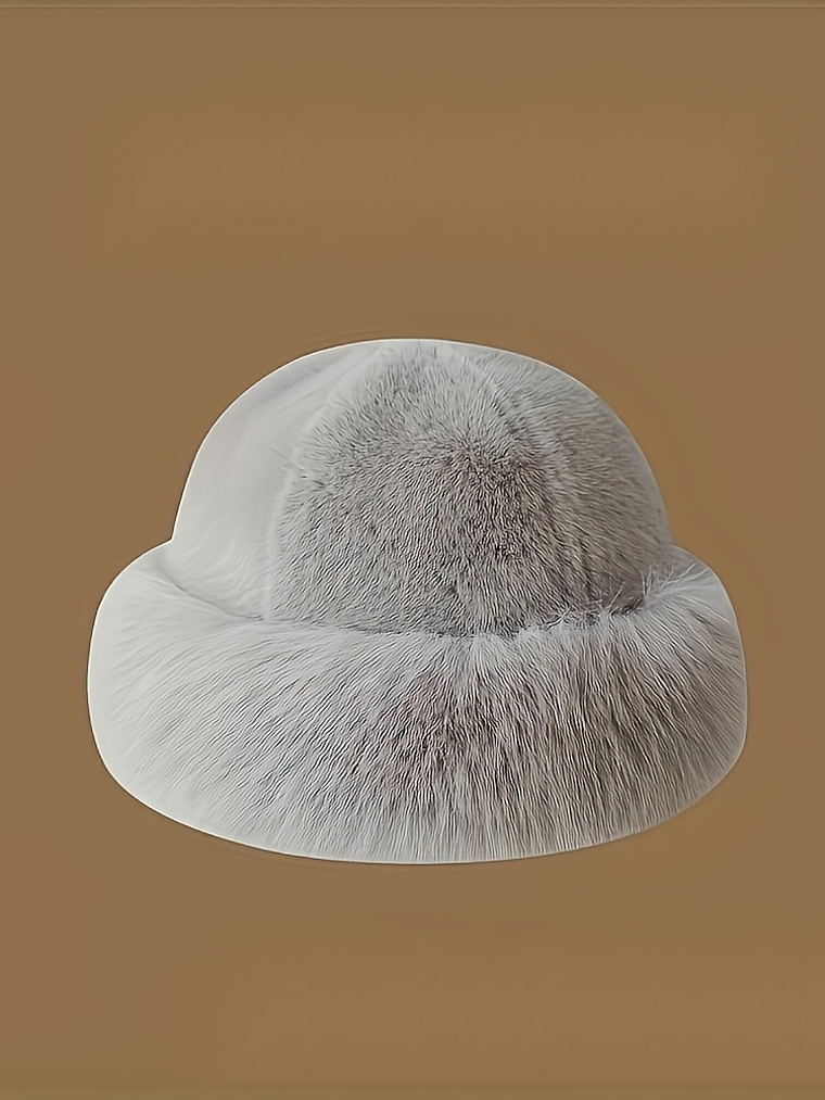 Elegant Women'S Faux Winter Hat - a Cozy And Warm Thick Mongolian Hat with Ear Protection, Featuring a Stylish And Simple Design, Elastic Fit, Perfect for Outdoor Activities in Cold Weather, a Great H 13