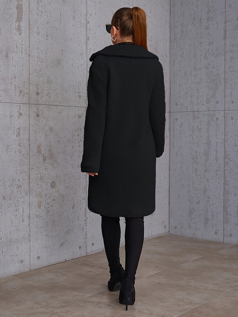 Teddy  Faux Coat with Pockets  3
