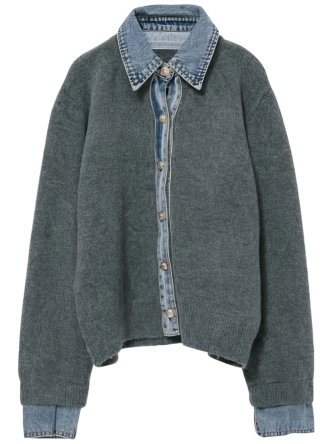 Polished Patchwork Inspired Cardigan  6