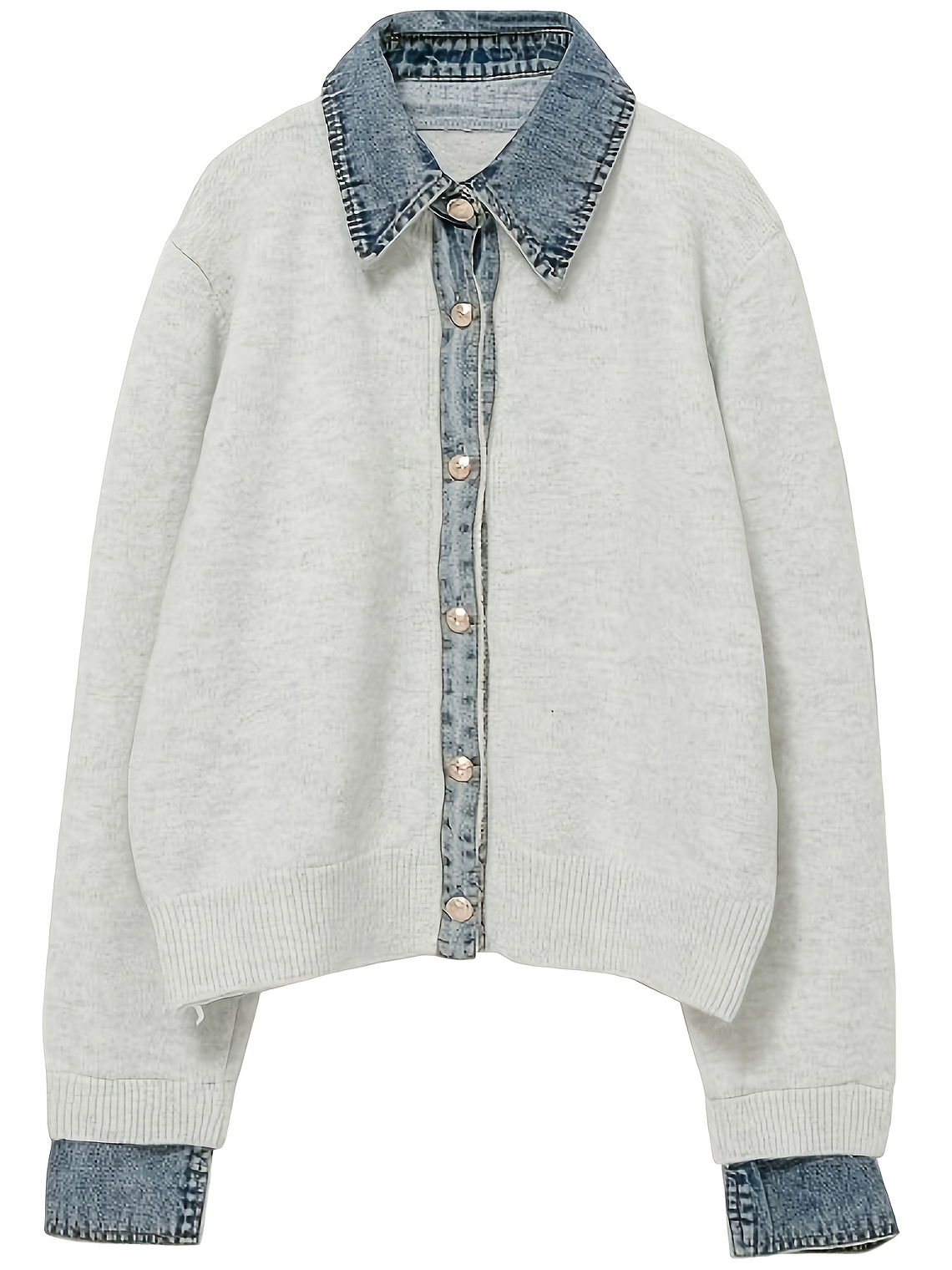 Polished Patchwork Inspired Cardigan  7