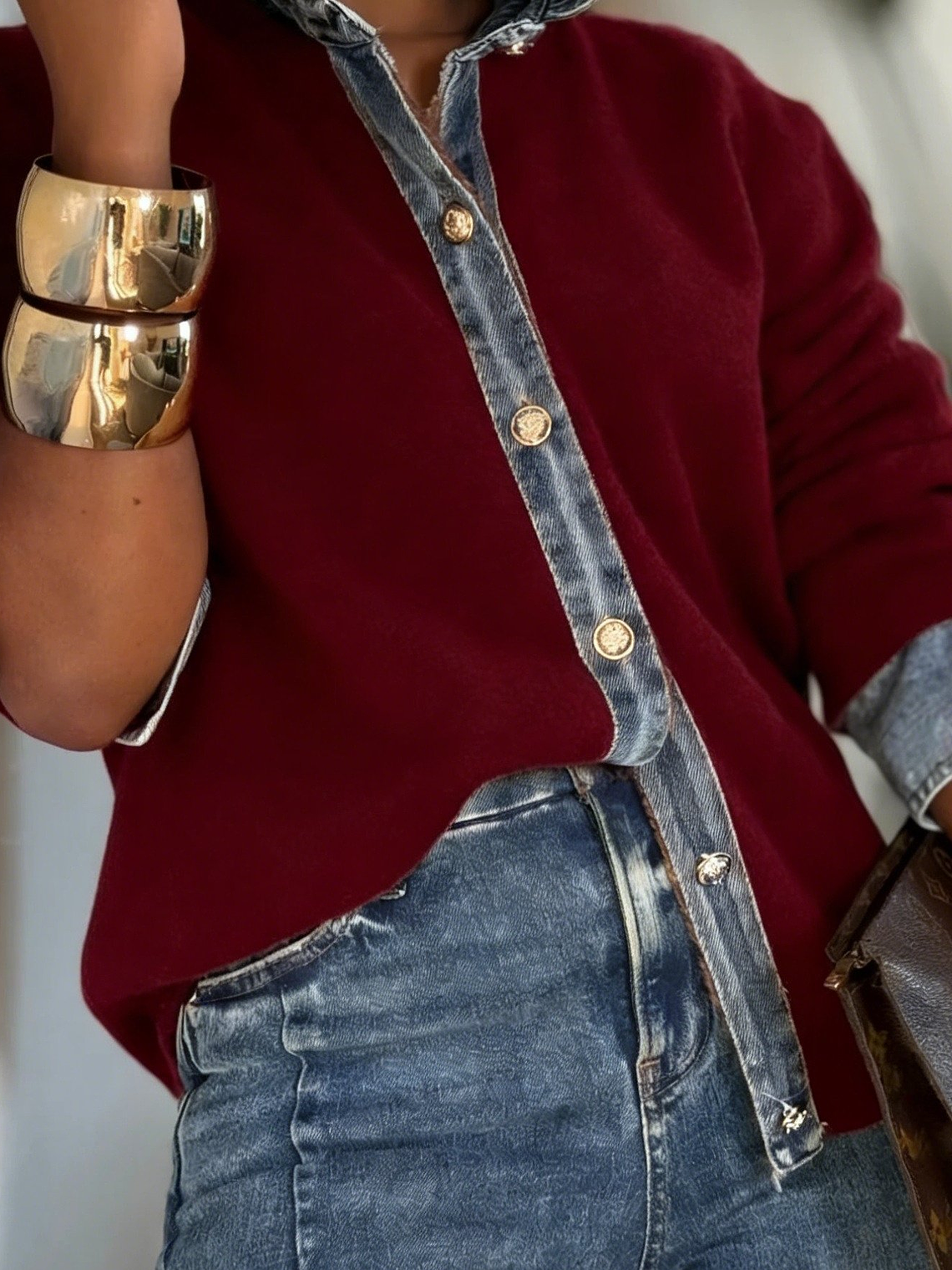 Polished Patchwork Inspired Cardigan  13