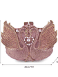 Dazzling Luxury Rhinestone Swan Clutch  - thumbnail 5